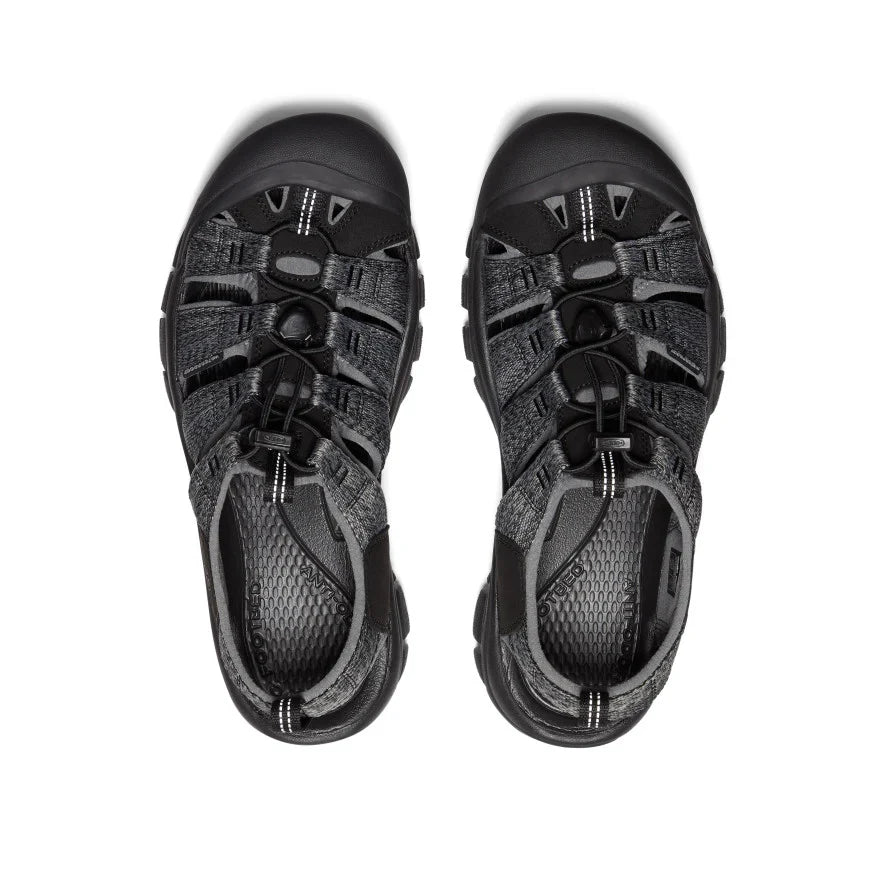 Keen Men's Newport H2 in Black Steel Grey